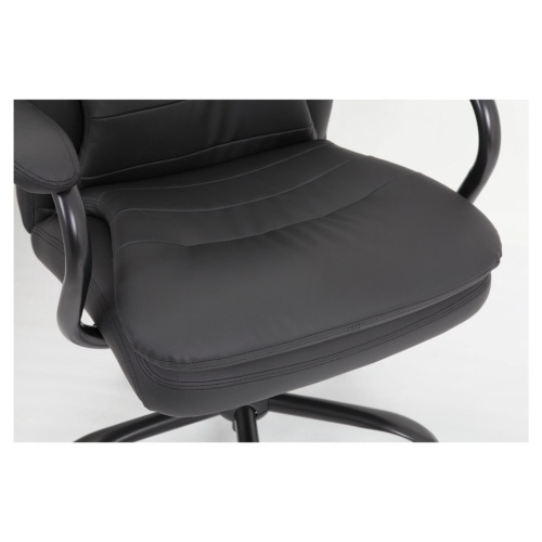 Кресло руководителя Brabix Premium Heavy Duty HD-001 до 200 кг, экокожа, черное 531015 фото 3